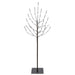 Brad de Crăciun LED Negru 120 cm Oțel 100 LED-uri - WALTI WALTI