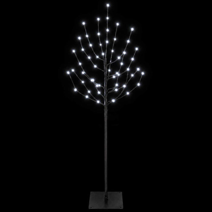 Brad de Crăciun LED Negru 120 cm Oțel 100 LED-uri - WALTI WALTI