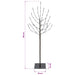Brad de Crăciun LED Negru 120 cm Oțel 100 LED-uri - WALTI WALTI