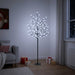 Brad de Crăciun cu globuri LED Negru 18 x 18 x 120 cm Oțel - WALTI WALTI