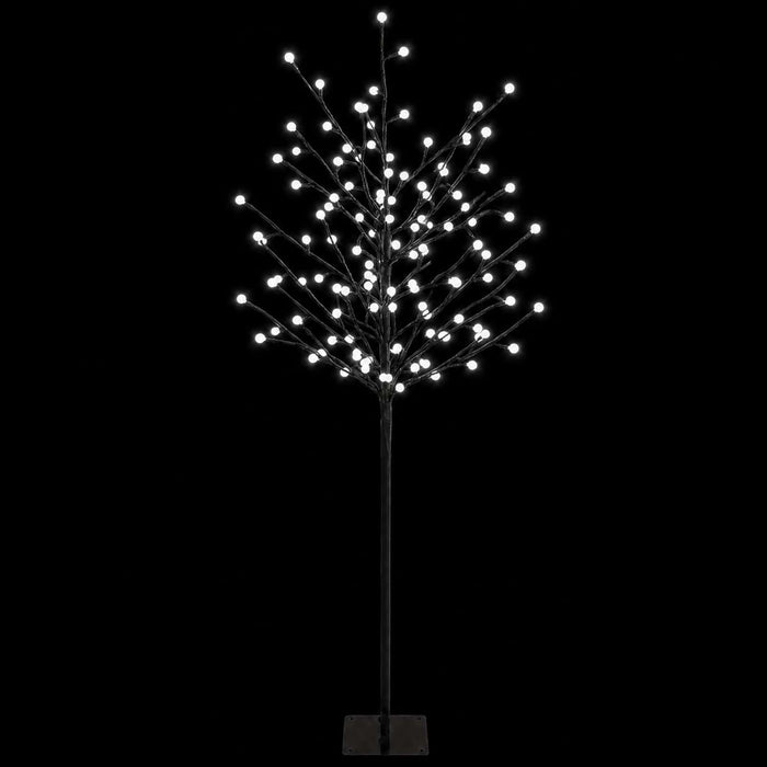 Brad de Crăciun cu globuri LED Negru 18 x 18 x 120 cm Oțel - WALTI WALTI