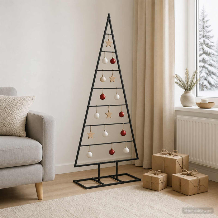 Pom de Crăciun din metal KUOPIO 150 cm Metal Negru WALTI