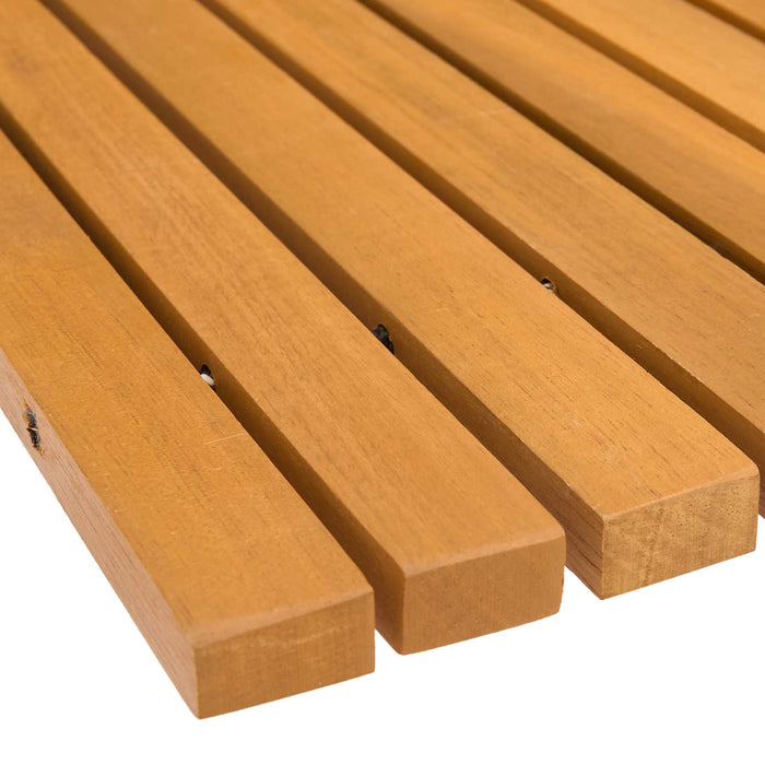 Covoraș de baie 2 buc. natural 100 x 60 cm Lemn Solid de Acacia WALTI