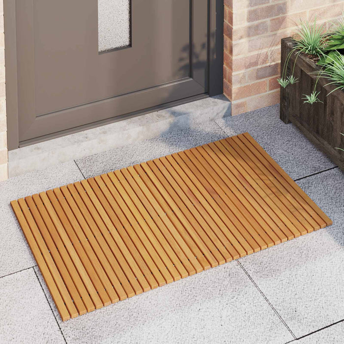Covoraș de baie 2 buc. natural 100 x 60 cm Lemn Solid de Acacia WALTI