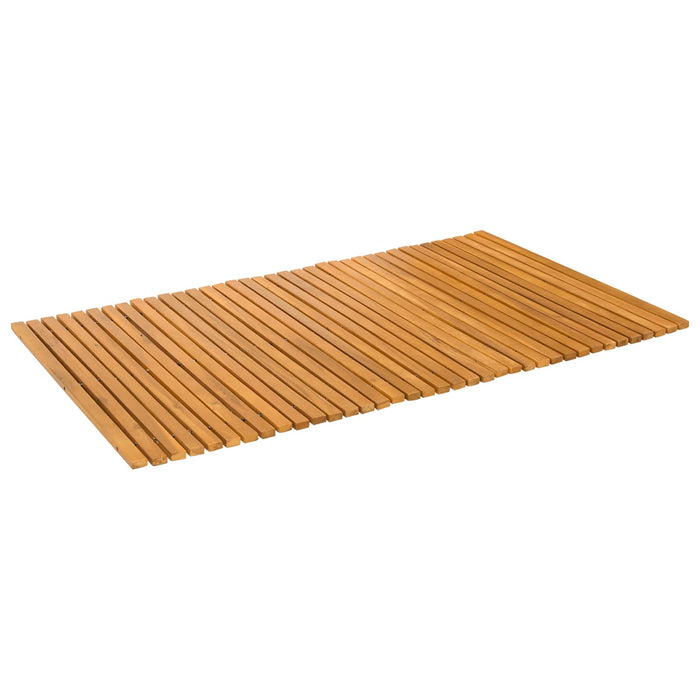 Covoraș de baie 2 buc. natural 100 x 60 cm Lemn Solid de Acacia WALTI