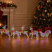 Ren de Crăciun cu sanie 5 buc. 100 LED-uri Multicolor - WALTI WALTI