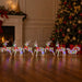Ren de Crăciun cu sanie 7 buc. 140 LED-uri Multicolor - WALTI WALTI
