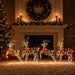 Ren de Crăciun 4 buc. 180 LED-uri Alb cald 43 x 19 x 65 cm - WALTI WALTI