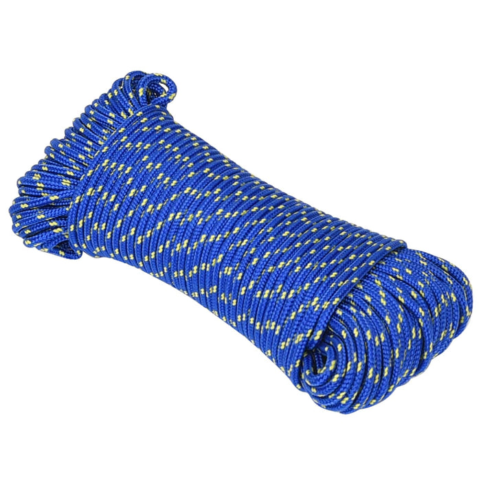 Frânghie utilitară multifuncțională 5 mm 50 m albastru PP WALTI