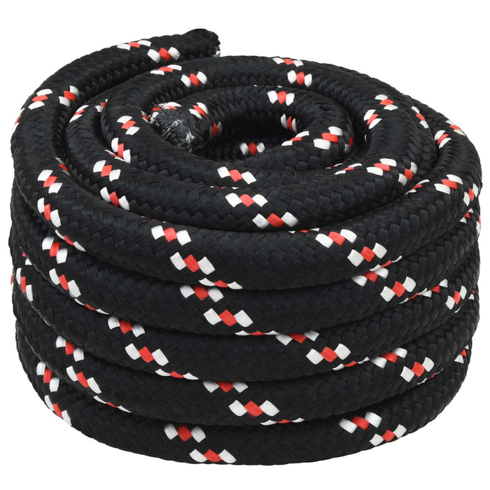 Frânghie utilitară multifuncțională 50 mm 10 m Negru și roșu PP WALTI