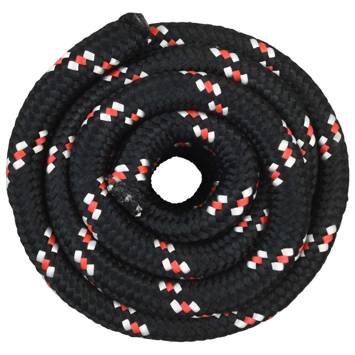 Frânghie utilitară multifuncțională 50 mm 10 m Negru și roșu PP WALTI