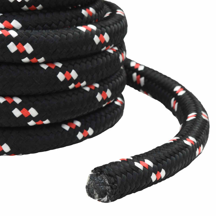 Frânghie utilitară multifuncțională 50 mm 25 m Negru și roșu PP WALTI