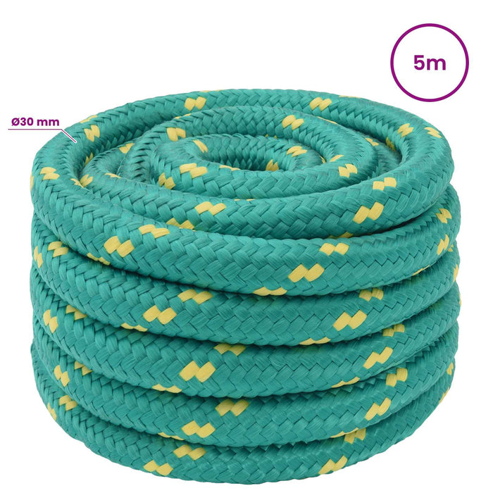 Frânghie utilitară multifuncțională 30 mm 5 m Verde PP WALTI