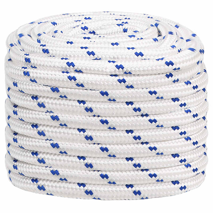 Frânghie utilitară multifuncțională 20 mm 50 m Alb și albastru WALTI