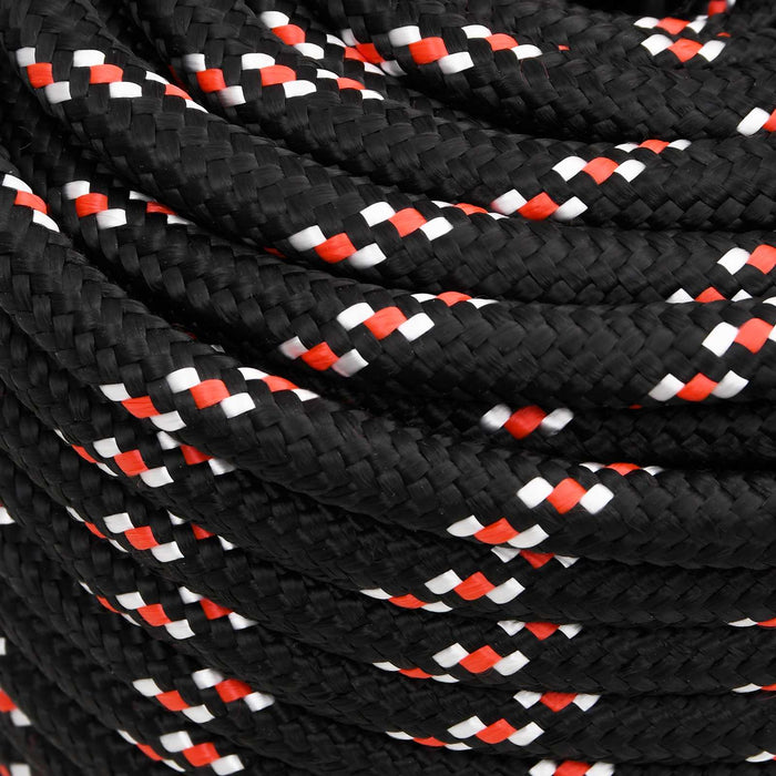 Frânghie utilitară multifuncțională 18 mm 25 m Negru și roșu PP WALTI