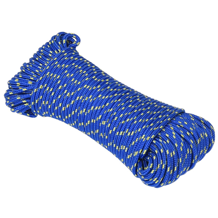 Frânghie utilitară multifuncțională 4 mm 25 m albastru PP WALTI
