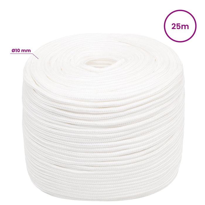 Frânghie utilitară multifuncțională 10 mm 25 m Alb PP WALTI