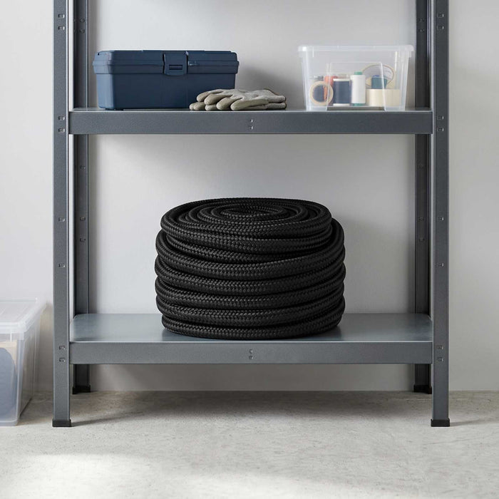 Frânghie utilitară multifuncțională 20 mm 25 m Negru PP WALTI