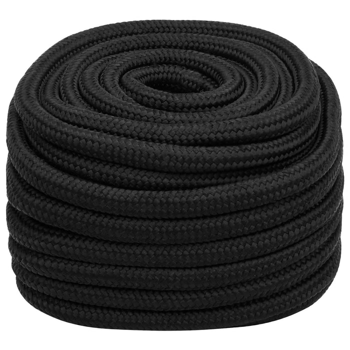 Frânghie utilitară multifuncțională 20 mm 25 m Negru PP WALTI