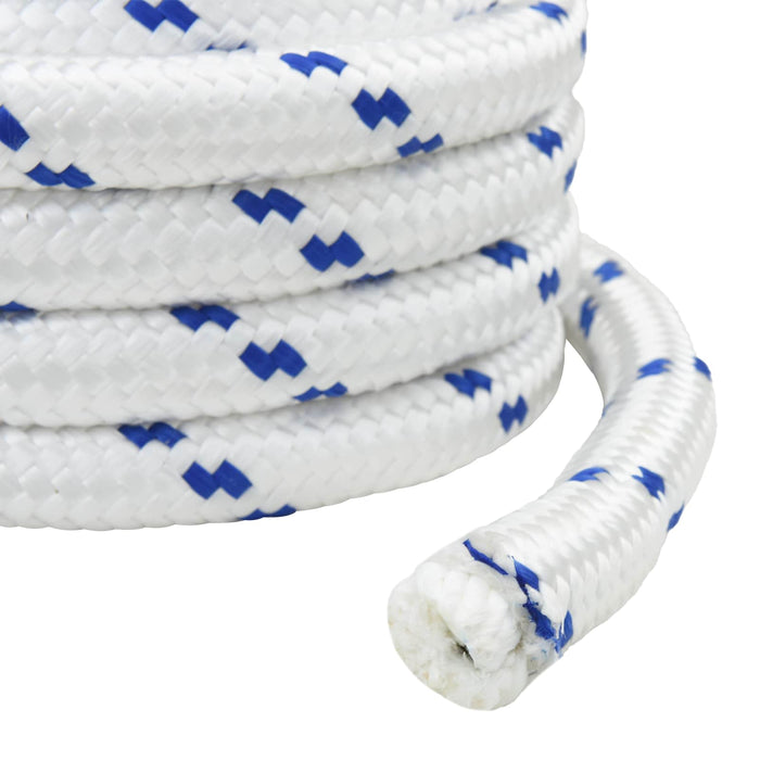 Frânghie utilitară multifuncțională 50 mm 10 m Alb și albastru WALTI
