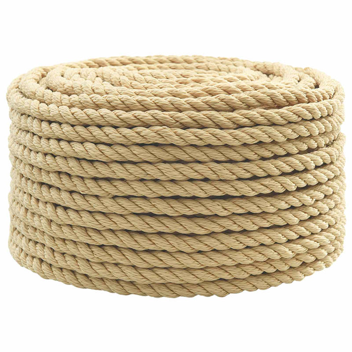 Frânghie utilitară multifuncțională 10 mm 100 m natural PP WALTI