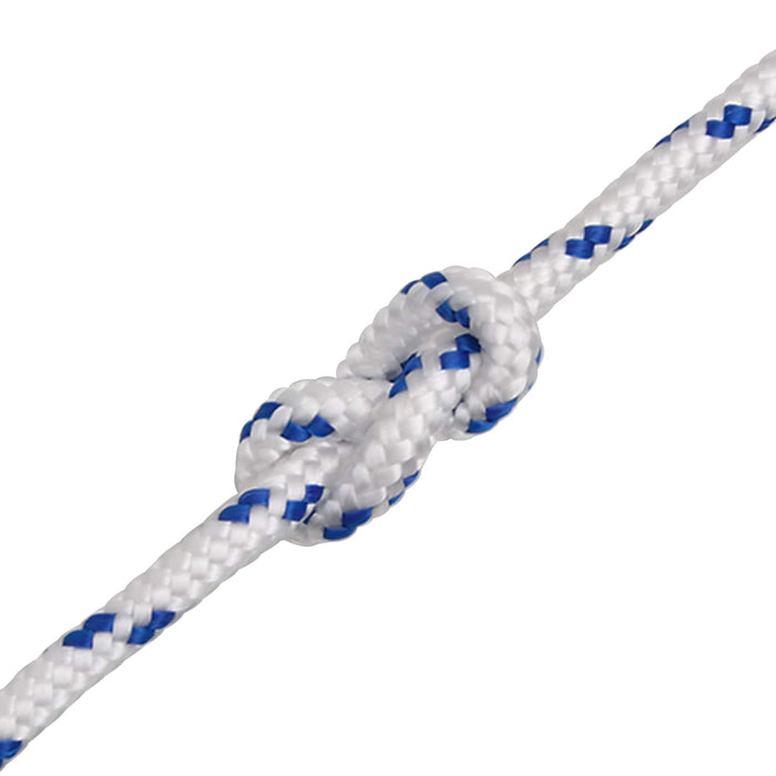 Frânghie utilitară multifuncțională 6 mm 50 m Alb și albastru WALTI