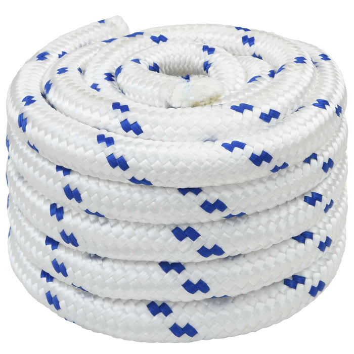 Frânghie utilitară multifuncțională 30 mm 25 m Alb și albastru WALTI