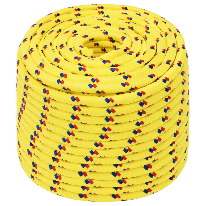Frânghie utilitară multifuncțională 14 mm 25 m Galben PP WALTI