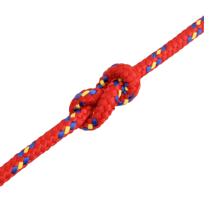 Frânghie utilitară multifuncțională 10 mm 100 m Roșu PP WALTI