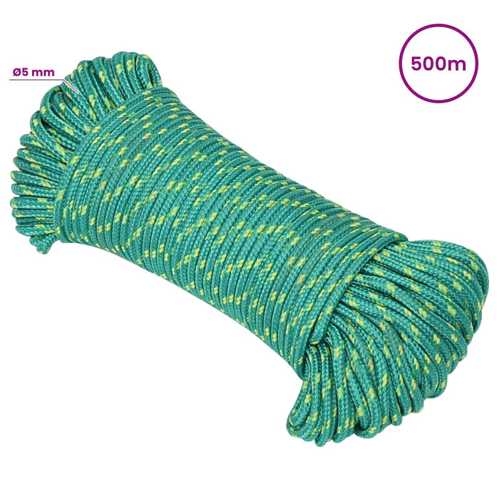Frânghie utilitară multifuncțională 5 mm 500 m Verde PP WALTI