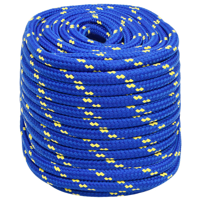 Frânghie utilitară multifuncțională 18 mm 100 m albastru PP WALTI