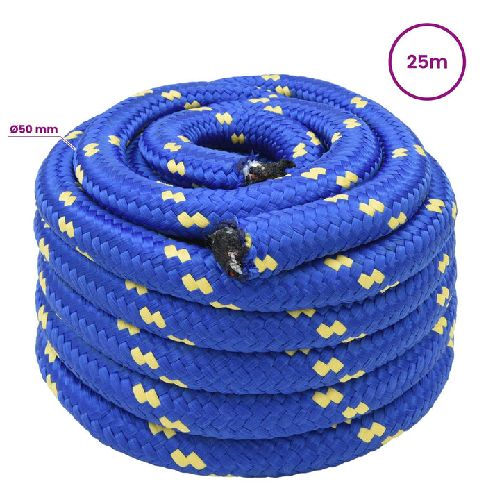 Frânghie utilitară multifuncțională 50 mm 25 m albastru PP WALTI