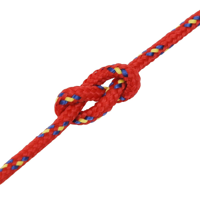 Frânghie utilitară multifuncțională 5 mm 500 m Roșu PP WALTI