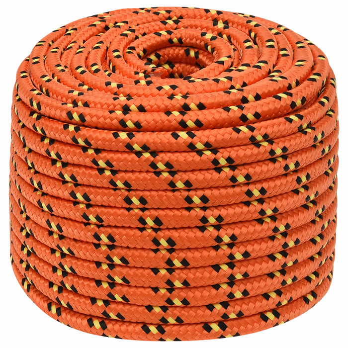 Frânghie utilitară multifuncțională 14 mm 250 m Portocaliu PP WALTI