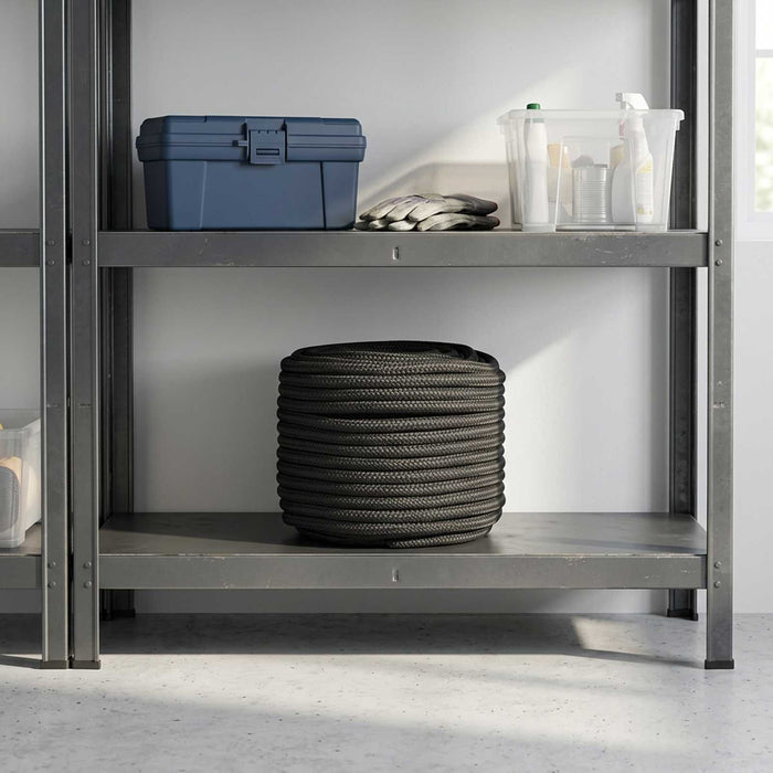 Frânghie utilitară multifuncțională 14 mm 25 m Negru PP WALTI