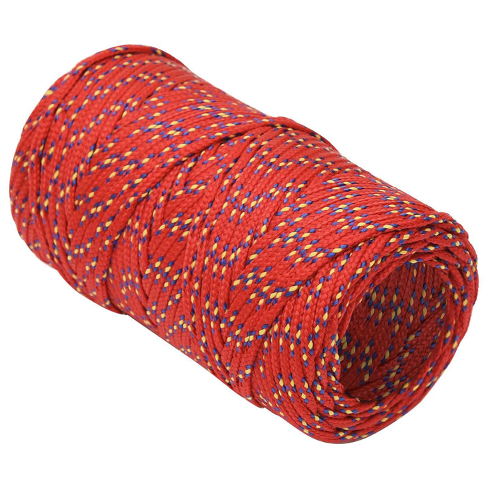 Frânghie utilitară multifuncțională 2 mm 100 m Roșu PP WALTI