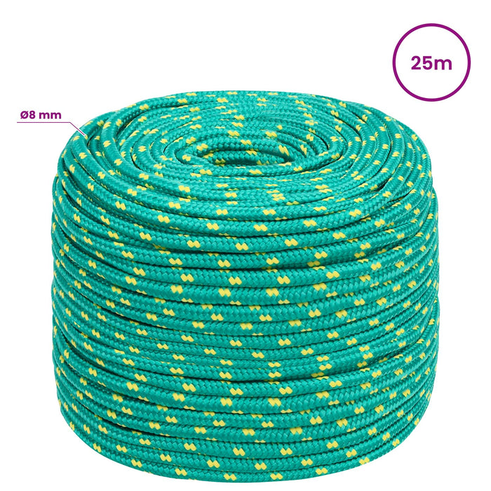 Frânghie utilitară multifuncțională 8 mm 25 m Verde PP WALTI