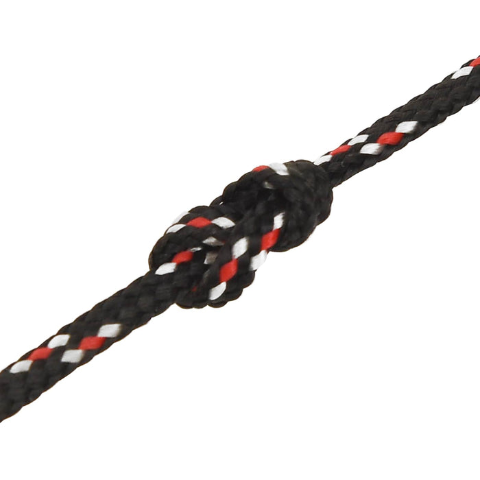 Frânghie utilitară multifuncțională 2 mm 250 m Negru și roșu PP WALTI