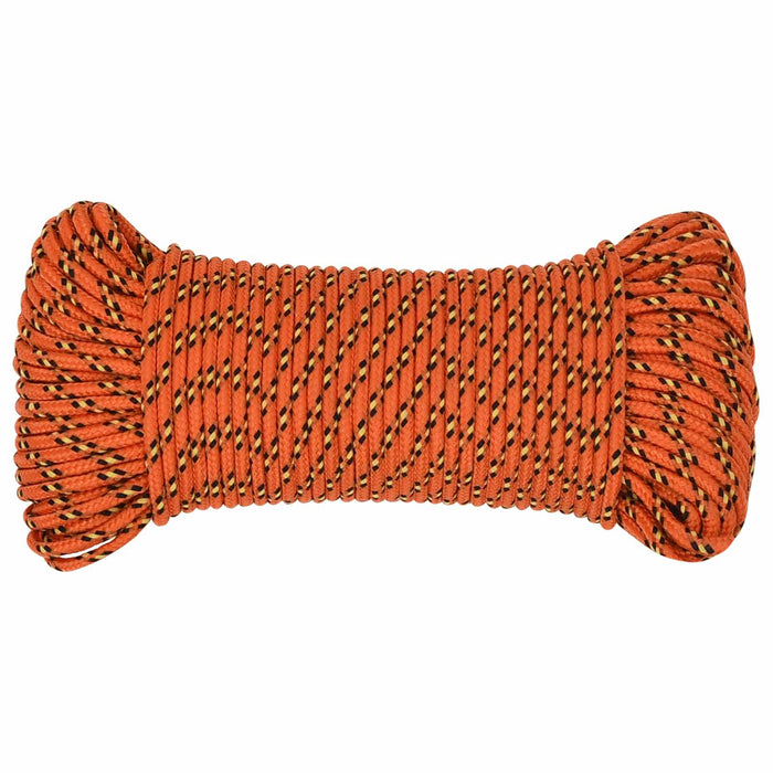 Frânghie utilitară multifuncțională 4 mm 50 m Portocaliu PP WALTI