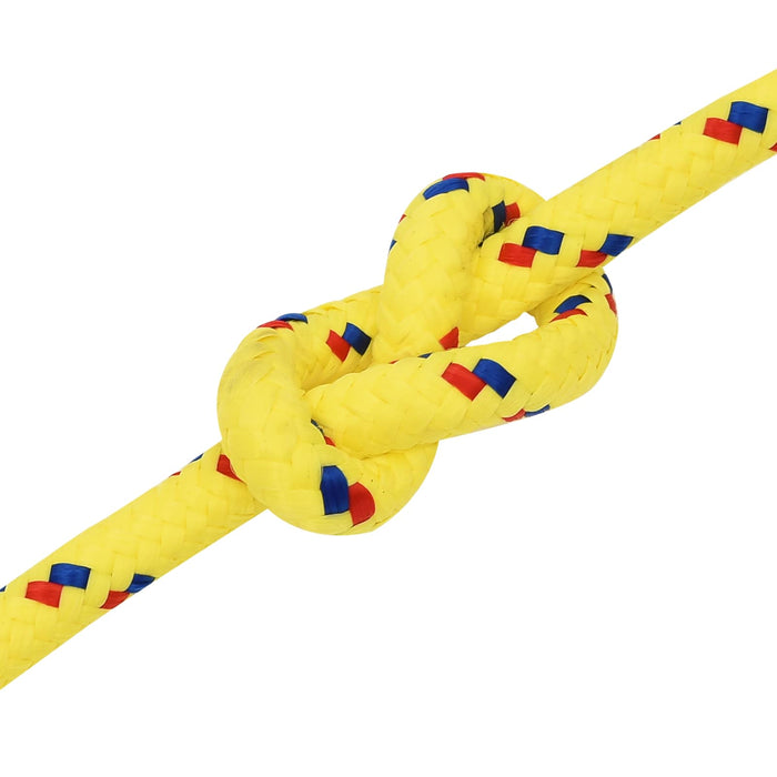 Frânghie utilitară multifuncțională 14 mm 50 m Galben PP WALTI