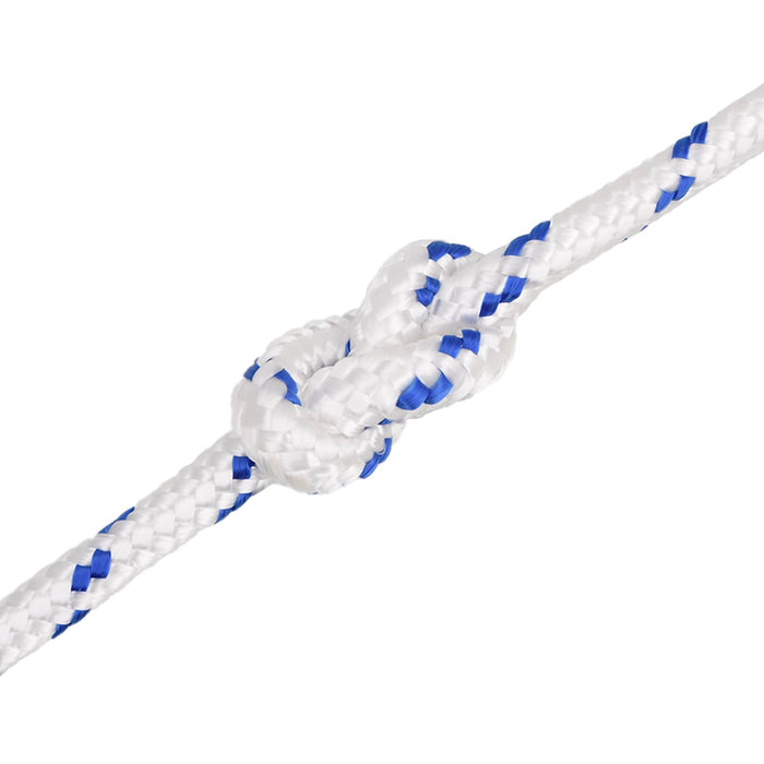 Frânghie utilitară multifuncțională 20 mm 25 m Alb și albastru WALTI