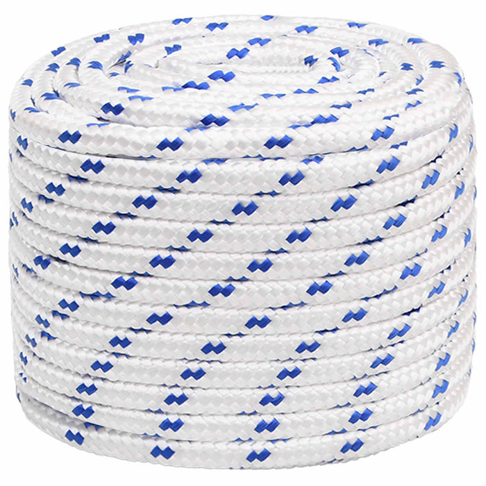 Frânghie utilitară multifuncțională 20 mm 25 m Alb și albastru WALTI