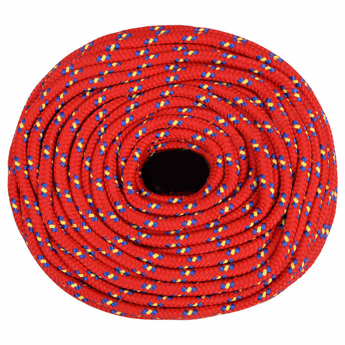 Frânghie utilitară multifuncțională 8 mm 50 m Roșu PP WALTI