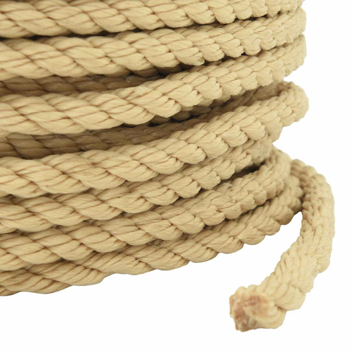 Frânghie utilitară multifuncțională 8 mm 250 m natural PP WALTI