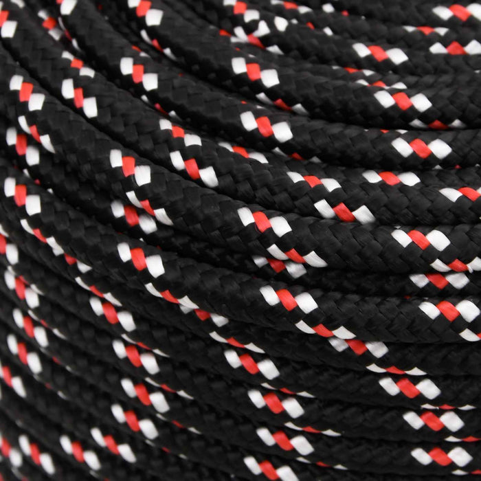 Frânghie utilitară multifuncțională 8 mm 25 m Negru și roșu PP WALTI