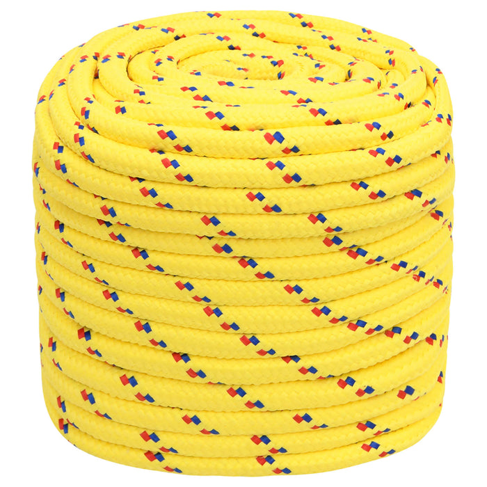 Frânghie utilitară multifuncțională 16 mm 250 m Galben PP WALTI
