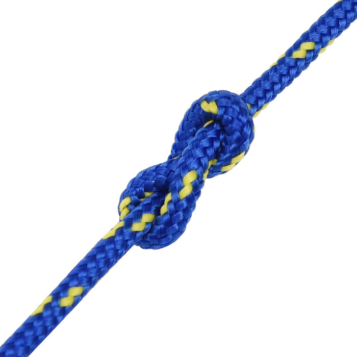 Frânghie utilitară multifuncțională 4 mm 50 m albastru PP WALTI