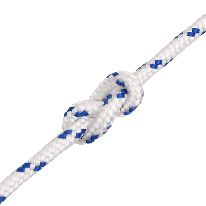 Frânghie utilitară multifuncțională 8 mm 250 m Alb și albastru WALTI