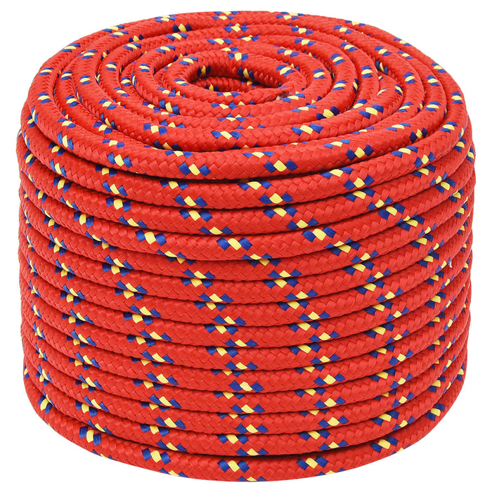 Frânghie utilitară multifuncțională 12 mm 100 m Roșu PP WALTI