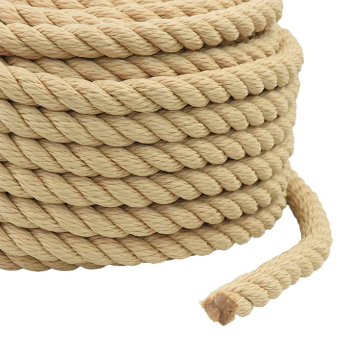 Frânghie utilitară multifuncțională 18 mm 50 m natural PP WALTI